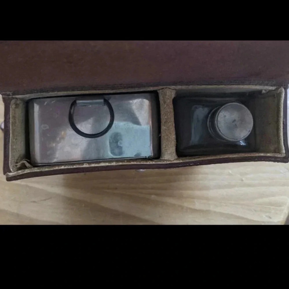 Vintage Sandwich case and  Saddle Canteen 1950's - Picture 11 of 11